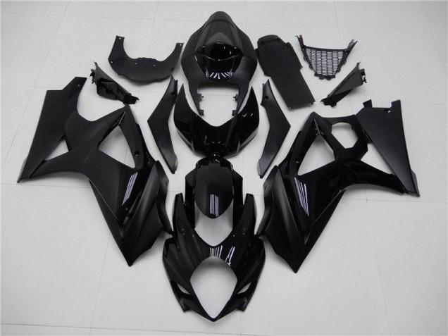 Brillante Negro Mate Carenado GSXR 1000 K7 07-08 Brillante Negro Mate Carenado GSXR 1000 K7 07-08