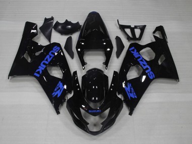 Calcomanía negra y azul Carenado GSXR 750 K4 04-05