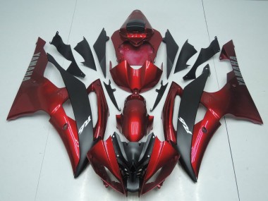 Caramelo Rojo & Negro Carenado R6 08-16