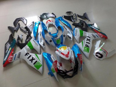 Claro Azul Fixi Carenado GSXR 1000 K9 09-16