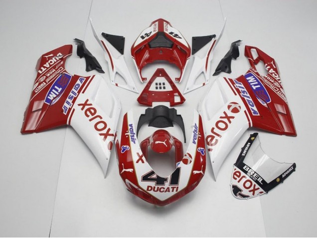 Estilo OEM Xerox con 41 Carenado Ducati 848 1098 1198 07-14 Estilo OEM Xerox con 41 Carenado Ducati 848 1098 1198 07-14