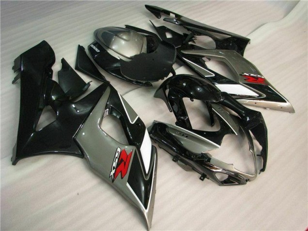 Gris Negro Kits Completo Carenado GSXR 1000 K5 05-06 Gris Negro Kits Completo Carenado GSXR 1000 K5 05-06