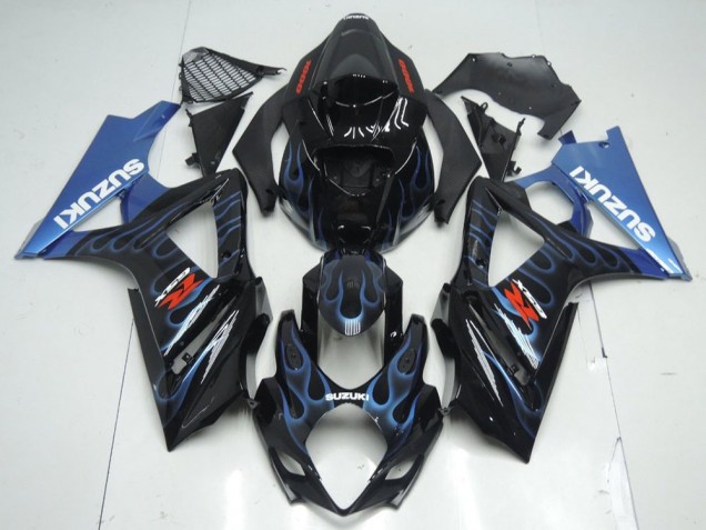Llama azul negra Carenado GSXR 1000 K7 07-08
