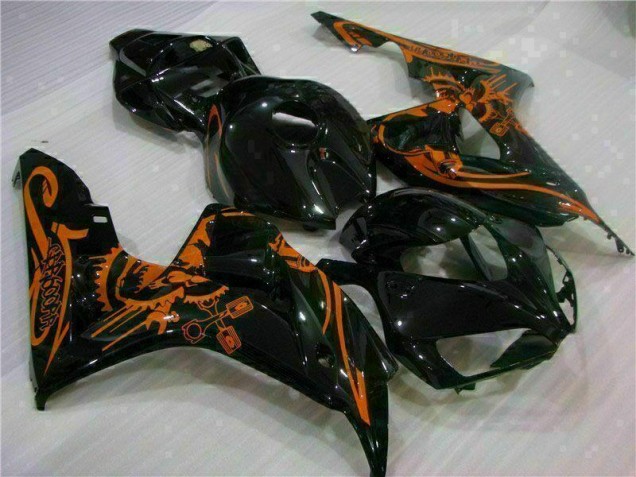 Marrón Negro Carenado CBR 1000 RR 06-07 Marrón Negro Carenado CBR 1000 RR 06-07