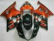 Marrón Negro Carenado & Plástico GSXR 1000 K3 03-04