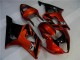Marrón Negro Kit Carenado Inyección GSXR 1000 K3 03-04