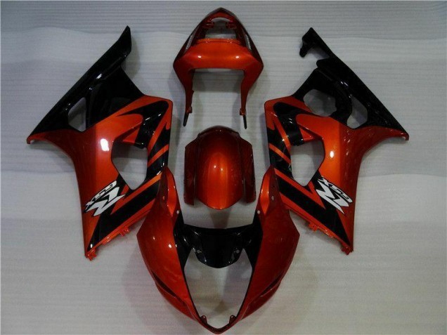 Marrón Negro Kit Carenado Inyección GSXR 1000 K3 03-04