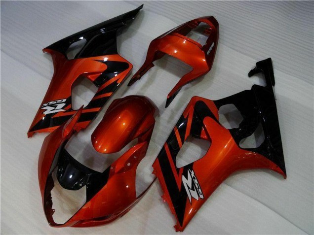 Marrón Negro Kit Carenado Inyección GSXR 1000 K3 03-04