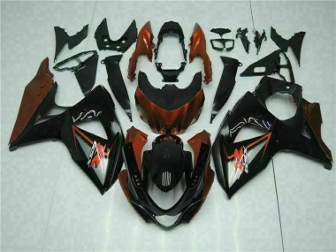 Marrón Negro Kit Completo Carenado GSXR 1000 K9 09-16