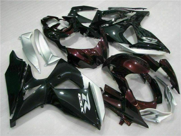 Marrón Negro Kits Completo Carenado ABS GSXR 1000 K9 09-16