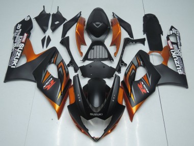 Marrón & Negro Mate Carenado GSXR 1000 K5 05-06