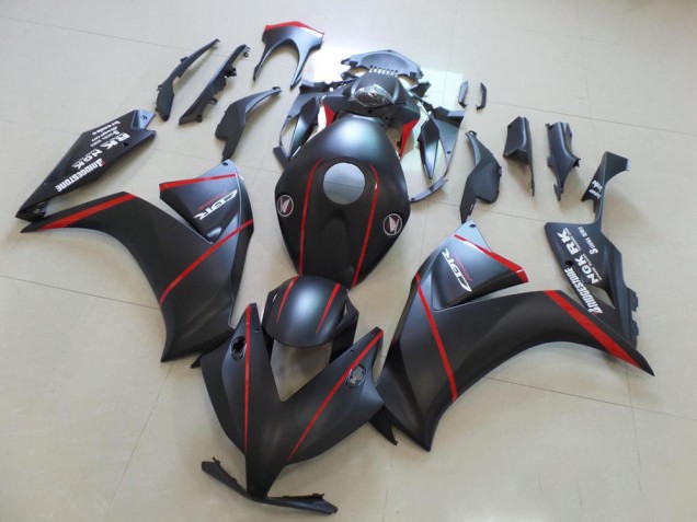 Mate Bladk con Rojo Raya Carenado CBR 1000 RR 12-16 Mate Bladk con Rojo Raya Carenado CBR 1000 RR 12-16