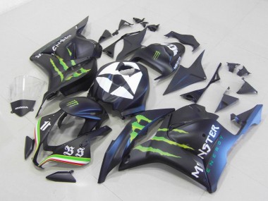 Monster Negro Mate Carenado CBR 600 RR 09-12