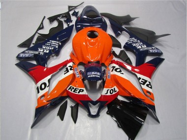 Naranja Azul Negro Repsol Carenado CBR 600 RR 07-08