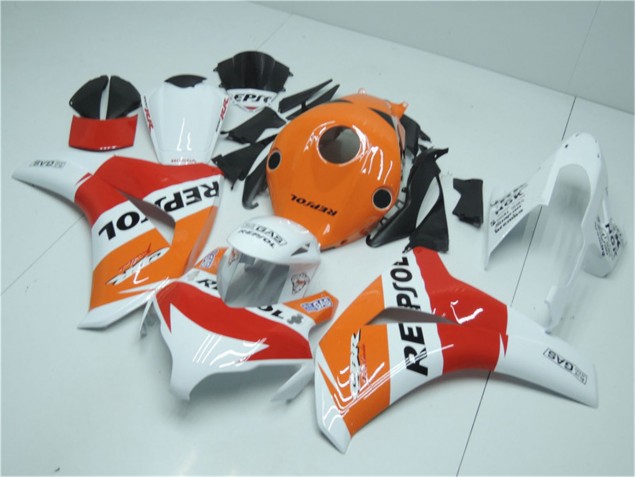 Naranja Blanco Rojo Repsol Carenado CBR 1000 RR 08-11 Naranja Blanco Rojo Repsol Carenado CBR 1000 RR 08-11