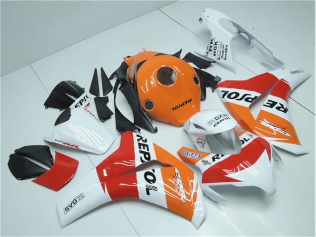 Naranja Blanco Rojo Repsol Carenado CBR 1000 RR 08-11 Naranja Blanco Rojo Repsol Carenado CBR 1000 RR 08-11
