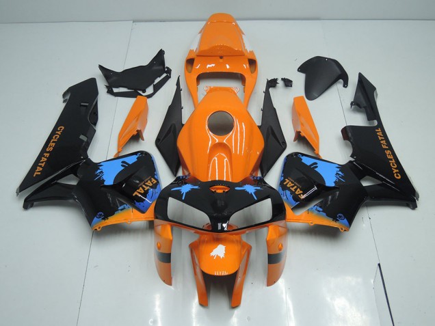 Naranja Negro ABS Kits Carenado CBR 600 RR 05-06 Naranja Negro ABS Kits Carenado CBR 600 RR 05-06
