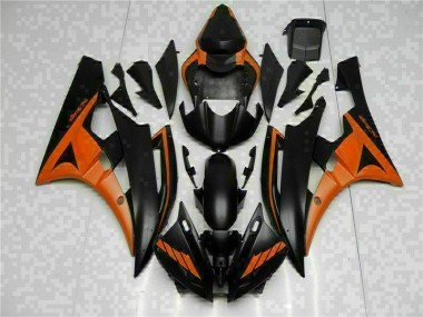 Naranja Negro ABS Kits Carenado R6 06-07