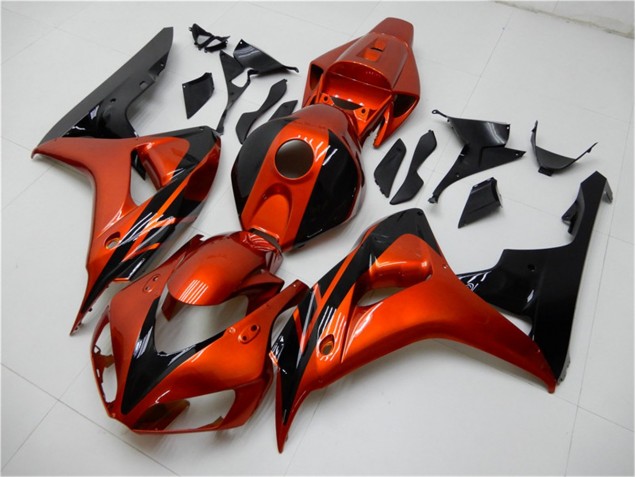Naranja Negro Carenado CBR 1000 RR 06-07 Naranja Negro Carenado CBR 1000 RR 06-07