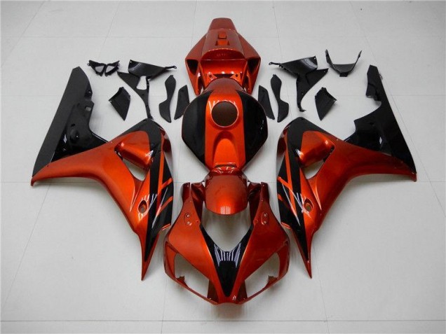 Naranja Negro Carenado CBR 1000 RR 06-07 Naranja Negro Carenado CBR 1000 RR 06-07