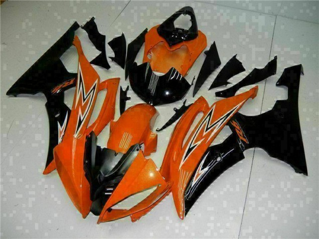 Naranja Negro Carenado R6 08-16 Naranja Negro Carenado R6 08-16