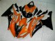 Naranja Negro Carenado R6 08-16 Naranja Negro Carenado R6 08-16