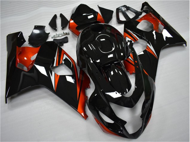 Naranja Negro Carenados GSXR 600 / 750 K4 04-05 Naranja Negro Carenados GSXR 600 / 750 K4 04-05