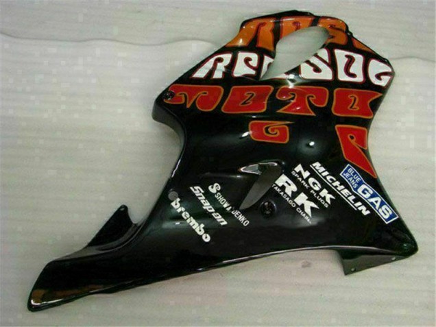 Naranja Negro Kit Completo Carenado CBR 600 F4i 01-03 Naranja Negro Kit Completo Carenado CBR 600 F4i 01-03