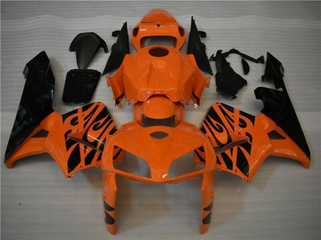 Naranja Negro Kits Carenado CBR 600 RR 05-06 Naranja Negro Kits Carenado CBR 600 RR 05-06