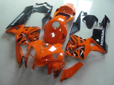 Naranja Negro Llama Carenado CBR 600 RR 05-06