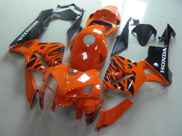 Naranja Negro Llama Carenado CBR 600 RR 05-06