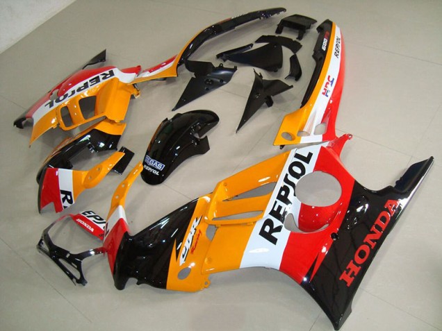 Naranja Negro Repsol Carenado CBR 600 F3 95-98 Naranja Negro Repsol Carenado CBR 600 F3 95-98
