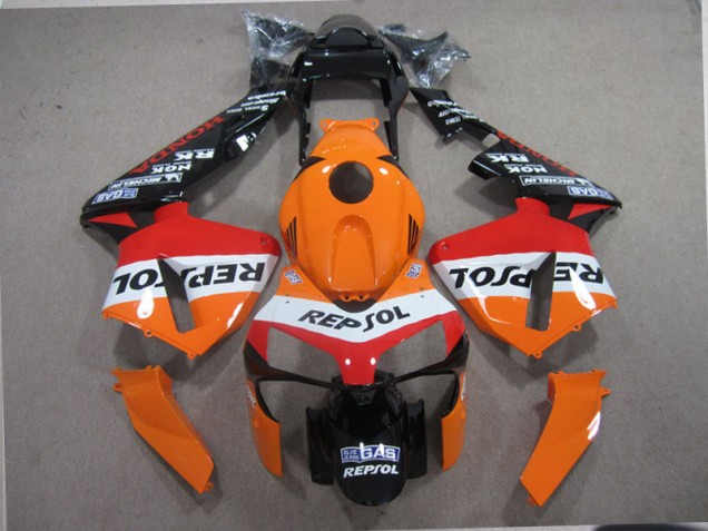 Naranja Negro Repsol Carenado CBR 600 RR 03-04 Naranja Negro Repsol Carenado CBR 600 RR 03-04