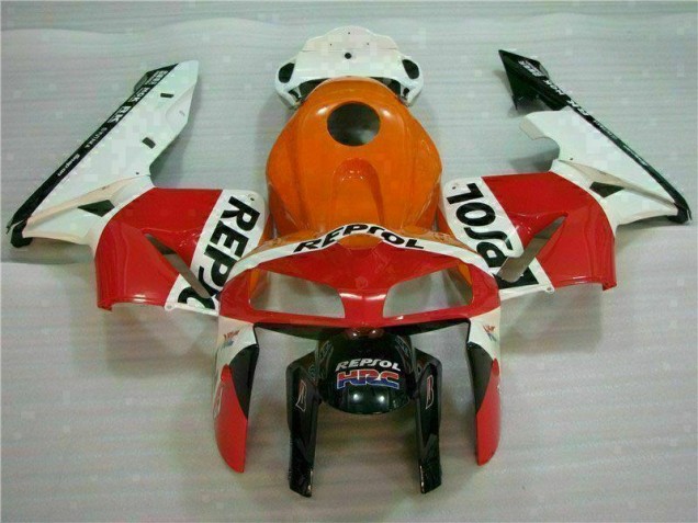 Naranja Negro Repsol Kit Completo Carenado CBR 600 RR 05-06