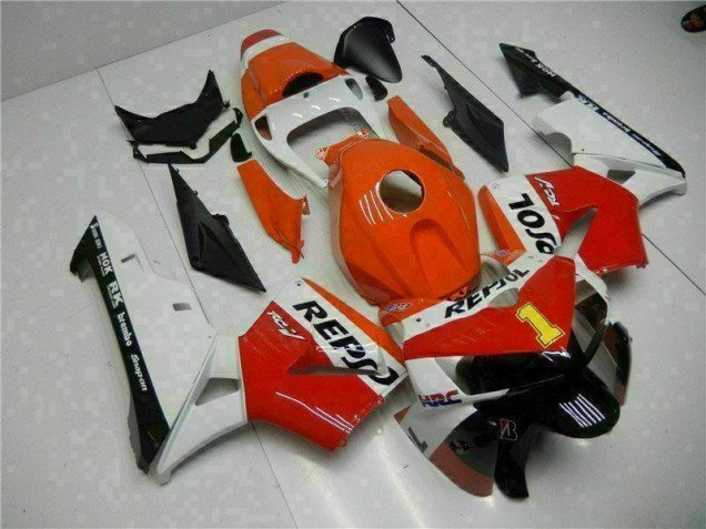 Naranja Repsol Carenado CBR 600 RR 05-06 Naranja Repsol Carenado CBR 600 RR 05-06