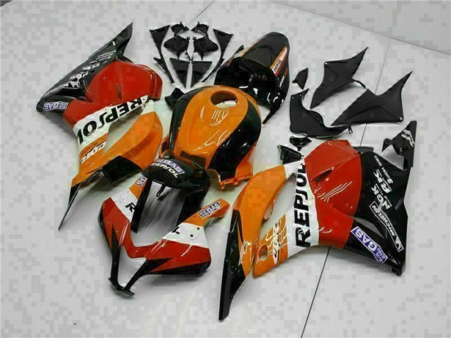 Naranja Repsol Carenado CBR 600 RR 09-12 Naranja Repsol Carenado CBR 600 RR 09-12
