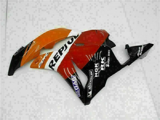 Naranja Repsol Carenado CBR 600 RR 09-12 Naranja Repsol Carenado CBR 600 RR 09-12