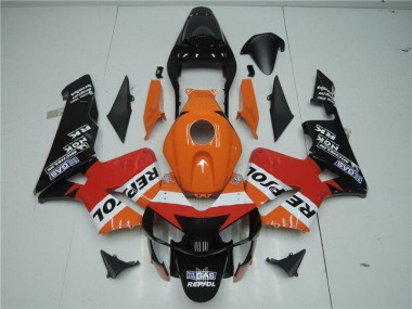 Naranja Rojo Negro Repsol Carenado CBR 600 RR 03-04