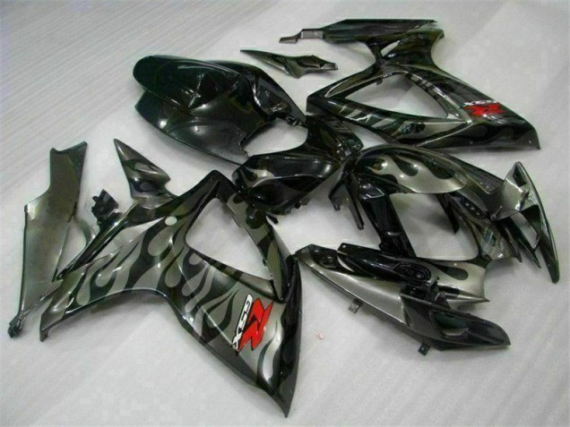 Negro ABS Carenado GSXR 600 / 750 K6 06-07 Negro ABS Carenado GSXR 600 / 750 K6 06-07