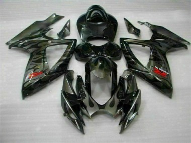Negro ABS Carenado GSXR 600 / 750 K6 06-07