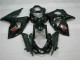 Negro ABS Plástico GSXR 1000 K9 09-16 Negro ABS Plástico GSXR 1000 K9 09-16
