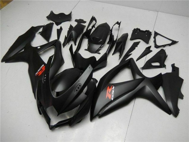 Negro ABS Plástico GSXR 600 / 750 K8 08-10
