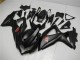 Negro ABS Plástico GSXR 600 / 750 K8 08-10