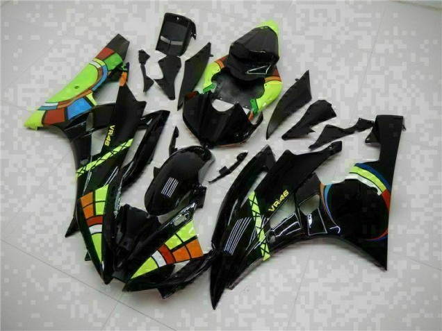 Negro ABS Plástico R6 06-07 Negro ABS Plástico R6 06-07