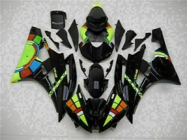 Negro ABS Plástico R6 06-07