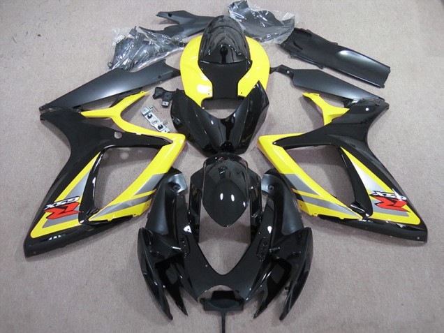 Negro Amarillo Carenado GSXR 600 K6 06-07
