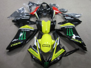 Negro Amarillo Motul Leovince Carenado R1 07-08