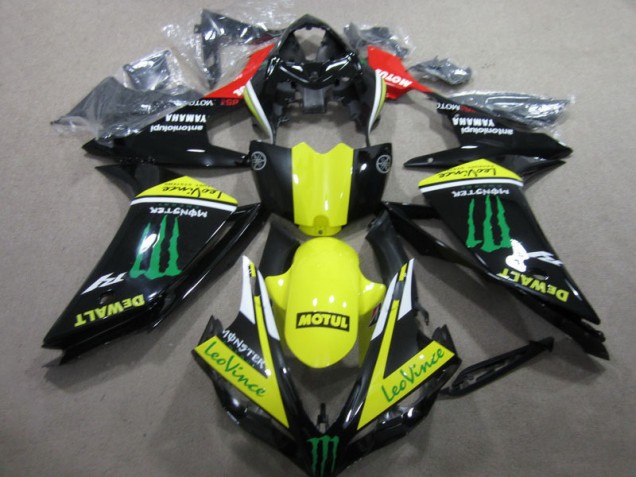 Negro Amarillo Motul Leovince Carenado R1 07-08 Negro Amarillo Motul Leovince Carenado R1 07-08