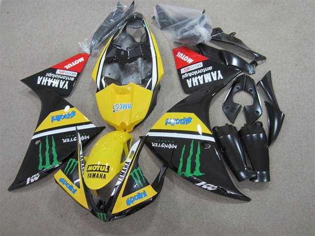 Negro Amarillo Motul Monster Carenado R1 09-11 Negro Amarillo Motul Monster Carenado R1 09-11