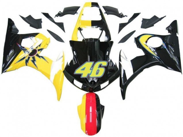 Negro Amarillo No. 46 Carenado R6 03-05 Negro Amarillo No. 46 Carenado R6 03-05